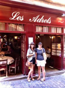 lunch at Les Adrets