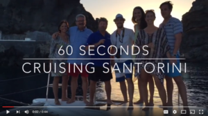 Cruising Santorini