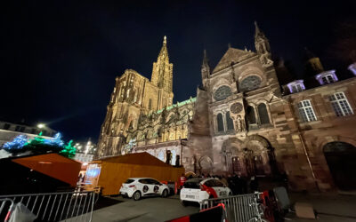 strasbourg cathedral at Christmas