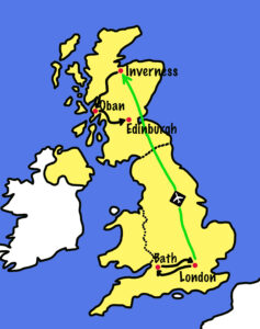 MAP London-Scotland